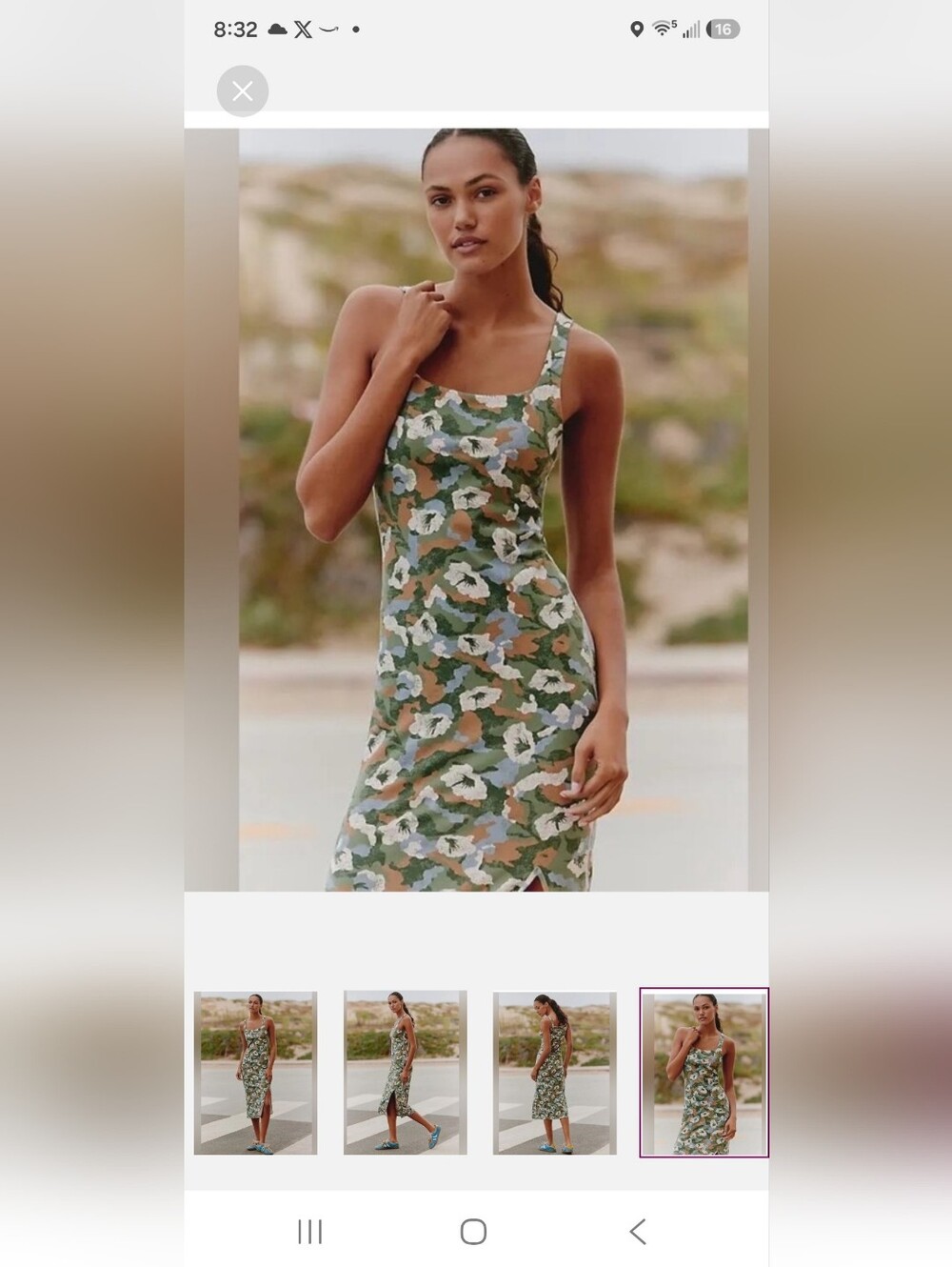 Anthropologie Daily Practice Floral Dress
